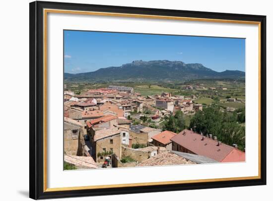 Rooftops in San Vicente De La Sonsierra, La Rioja, Spain, Europe-Martin Child-Framed Photographic Print