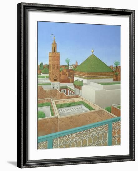 Rooftops, Marrakech-Larry Smart-Framed Giclee Print