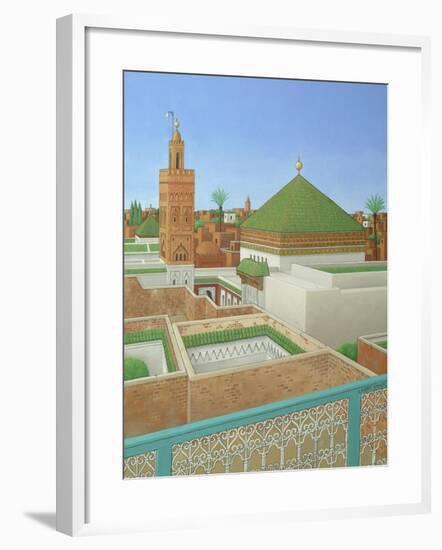 Rooftops, Marrakech-Larry Smart-Framed Giclee Print