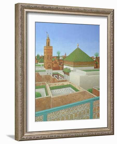 Rooftops, Marrakech-Larry Smart-Framed Giclee Print