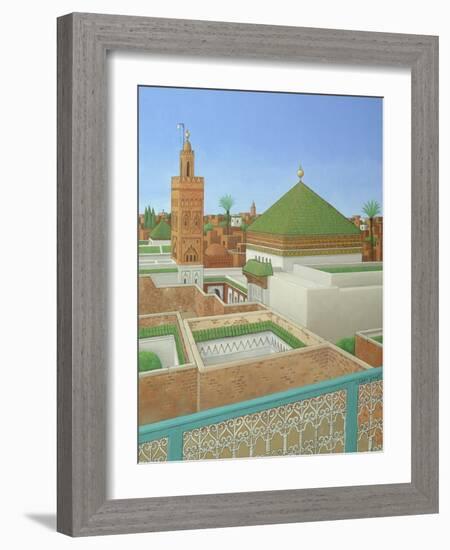 Rooftops, Marrakech-Larry Smart-Framed Giclee Print