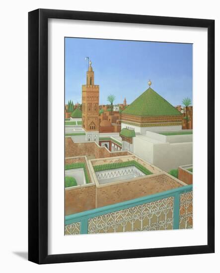 Rooftops, Marrakech-Larry Smart-Framed Giclee Print