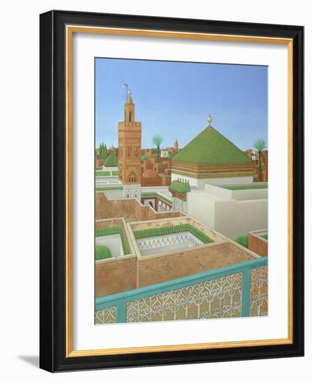 Rooftops, Marrakech-Larry Smart-Framed Giclee Print