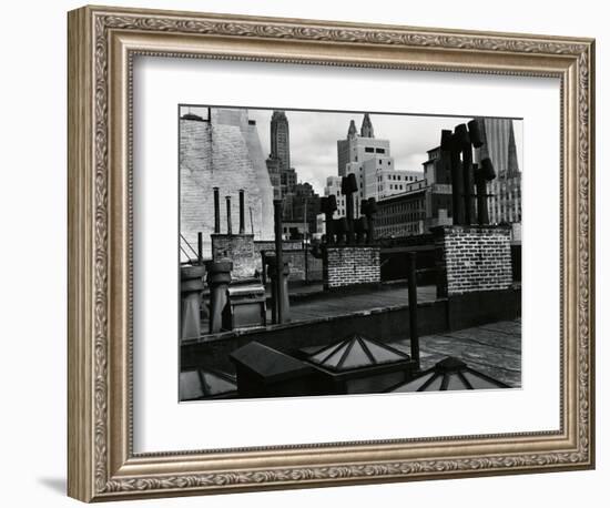 Rooftops, New York, 1943-Brett Weston-Framed Photographic Print