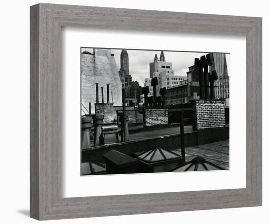 Rooftops, New York, 1943-Brett Weston-Framed Photographic Print