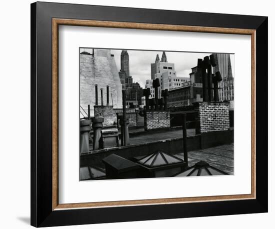 Rooftops, New York, 1943-Brett Weston-Framed Photographic Print