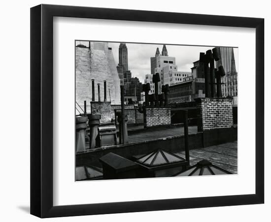 Rooftops, New York, 1943-Brett Weston-Framed Photographic Print