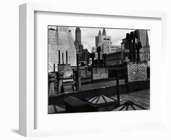 Rooftops, New York, 1943-Brett Weston-Framed Photographic Print