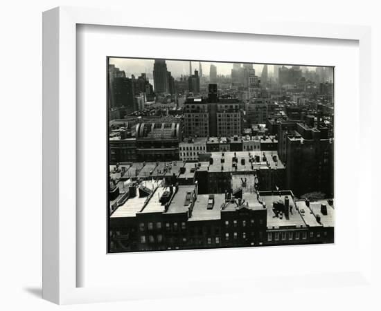 Rooftops, New York, c. 1945-Brett Weston-Framed Photographic Print