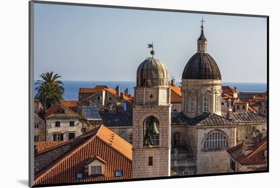 Rooftops of Dubrovnik Old Town, UNESCO World Heritage Site, Croatia, Europe-Karen Deakin-Mounted Photographic Print