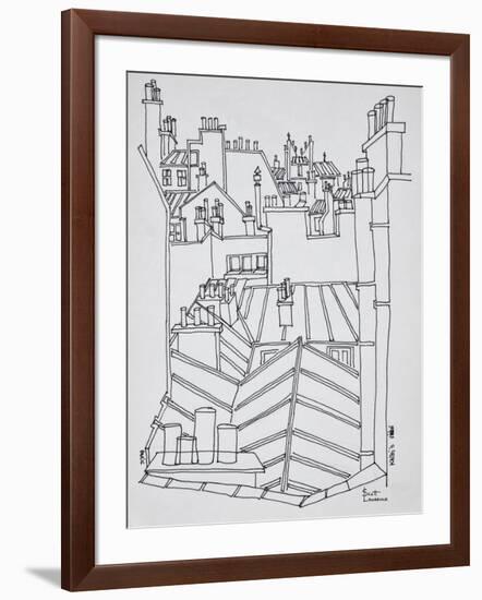 Rooftops of Paris, France-Richard Lawrence-Framed Photographic Print