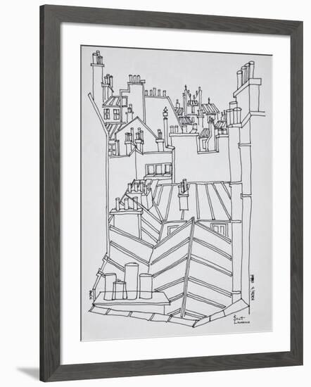 Rooftops of Paris, France-Richard Lawrence-Framed Photographic Print