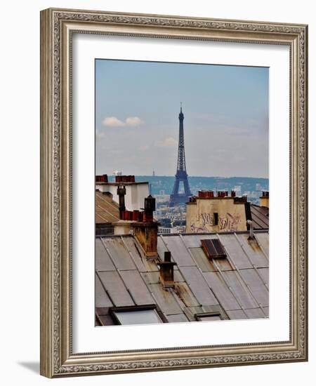 Rooftops of Paris-Marilyn Dunlap-Framed Art Print