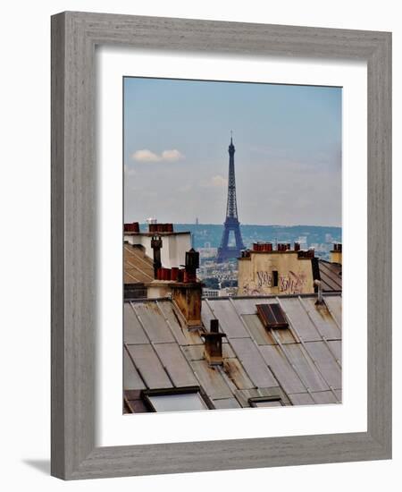 Rooftops of Paris-Marilyn Dunlap-Framed Art Print