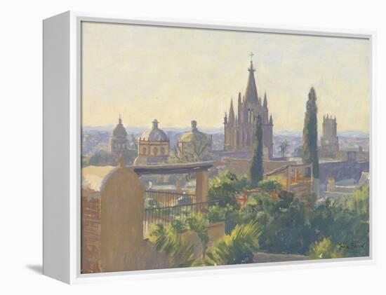 Rooftops of San Miguel Allende, 2005-Julian Barrow-Framed Premier Image Canvas