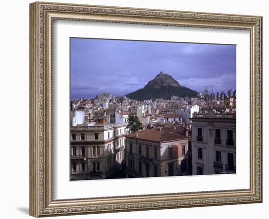 Rooftops of the City with Lykavittos Hills in Background-Dmitri Kessel-Framed Photographic Print