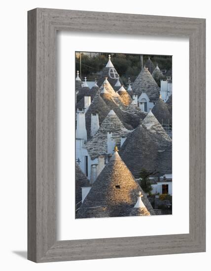 Rooftops of Traditional Trullos (Trulli) in Alberobello-Martin-Framed Photographic Print