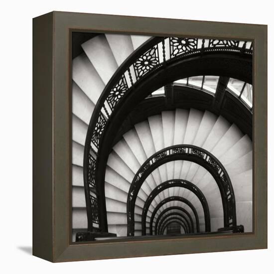 Rookery Stairwell Sq-Jim Christensen-Framed Premier Image Canvas