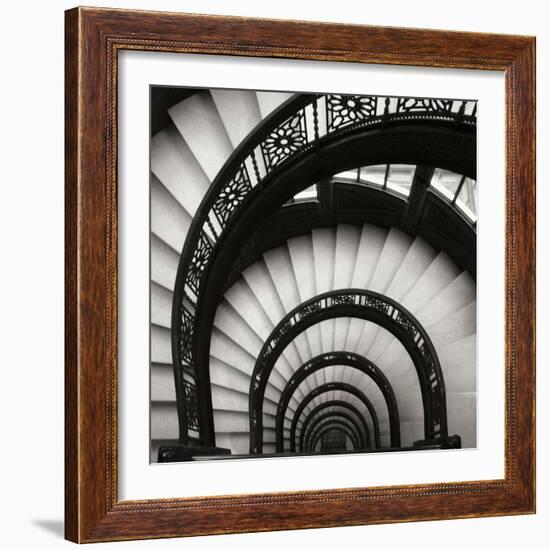 Rookery Stairwell Sq-Jim Christensen-Framed Photographic Print