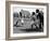 Rookie Outfielder from Racine Preparing to Sock One on the Nose-Wallace Kirkland-Framed Photographic Print