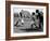 Rookie Outfielder from Racine Preparing to Sock One on the Nose-Wallace Kirkland-Framed Photographic Print