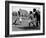 Rookie Outfielder from Racine Preparing to Sock One on the Nose-Wallace Kirkland-Framed Photographic Print