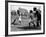 Rookie Outfielder from Racine Preparing to Sock One on the Nose-Wallace Kirkland-Framed Photographic Print