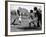 Rookie Outfielder from Racine Preparing to Sock One on the Nose-Wallace Kirkland-Framed Photographic Print