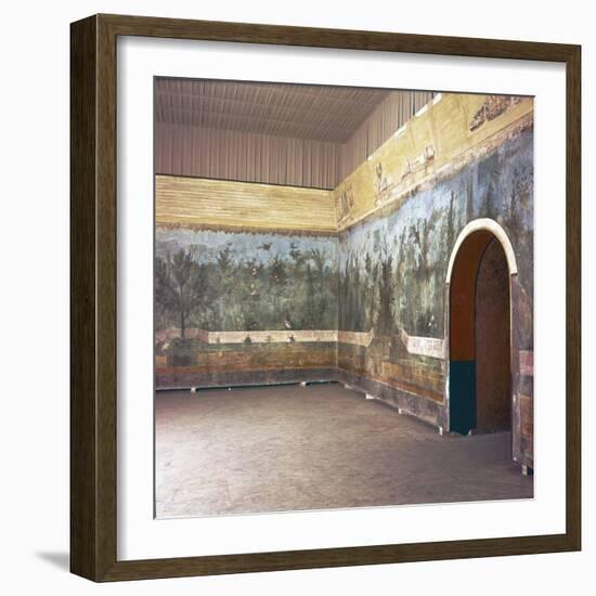 Room decoration in Livia's villa, Prima Porta, Rome, late 1st century-Unknown-Framed Giclee Print