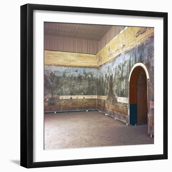 Room decoration in Livia's villa, Prima Porta, Rome, late 1st century-Unknown-Framed Giclee Print