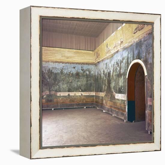 Room decoration in Livia's villa, Prima Porta, Rome, late 1st century-Unknown-Framed Premier Image Canvas