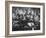 Room Full of Men Smoking During Pipe Smoking Contest-Yale Joel-Framed Photographic Print