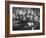 Room Full of Men Smoking During Pipe Smoking Contest-Yale Joel-Framed Photographic Print