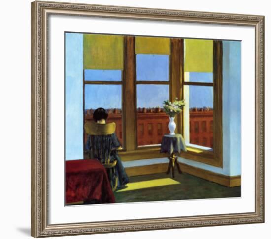 Room In Brooklyn-Edward Hopper-Framed Art Print