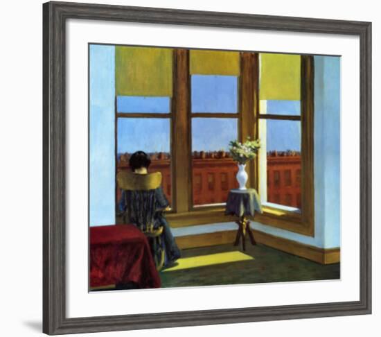 Room In Brooklyn-Edward Hopper-Framed Art Print