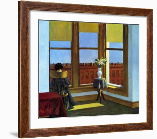 Room In Brooklyn-Edward Hopper-Framed Art Print