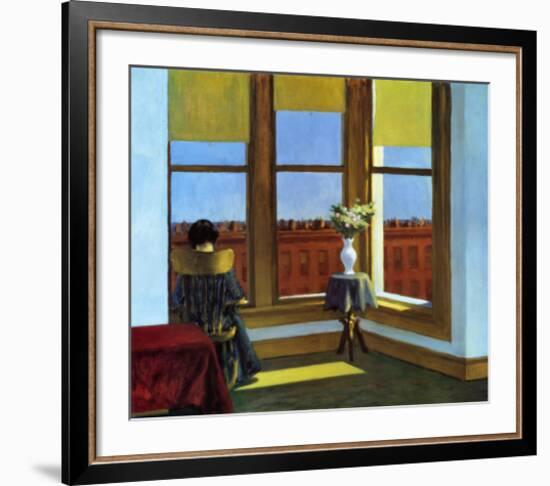 Room In Brooklyn-Edward Hopper-Framed Art Print