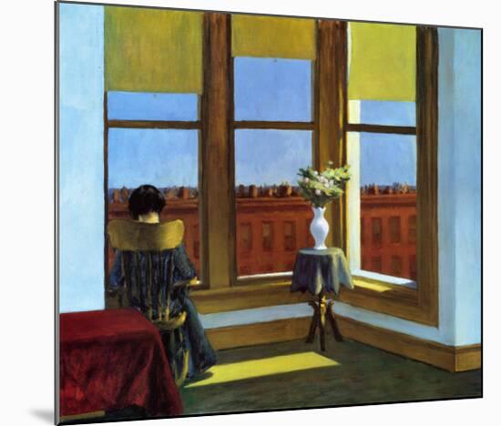 Room In Brooklyn-Edward Hopper-Mounted Art Print