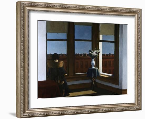 Room in Brooklyn-Edward Hopper-Framed Giclee Print