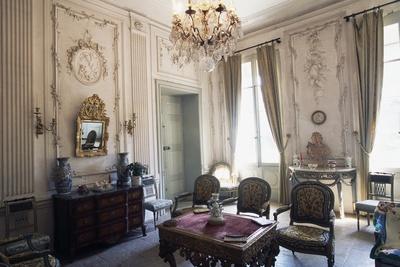 Room In Chateau Of La Mogere 18th Century Montpellier Languedoc Roussillon France Photographic Print By Art Com