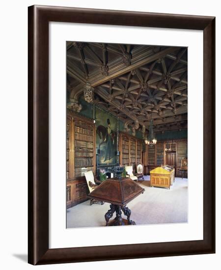 Room in Library, Abbotsford House-null-Framed Giclee Print