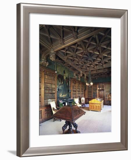 Room in Library, Abbotsford House-null-Framed Giclee Print