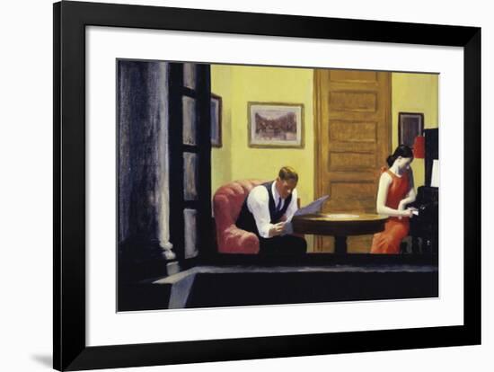 Room in New York, 1932-Edward Hopper-Framed Art Print