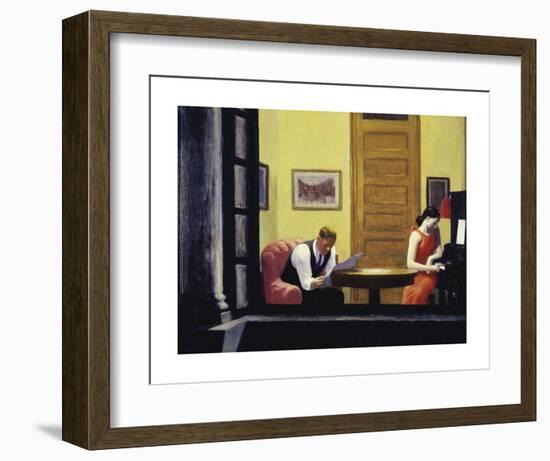 Room in New York, 1932-Edward Hopper-Framed Art Print