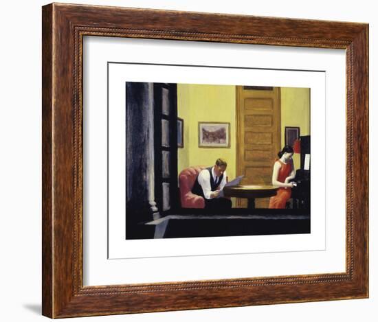 Room in New York, 1932-Edward Hopper-Framed Art Print