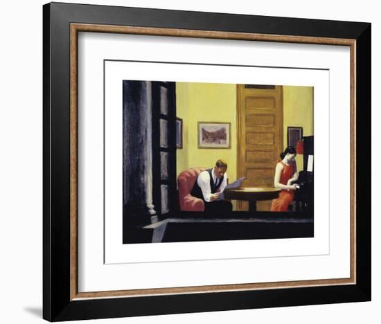 Room in New York, 1932-Edward Hopper-Framed Art Print