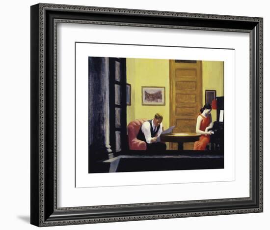 Room in New York, 1932-Edward Hopper-Framed Art Print