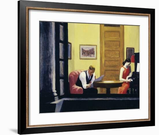 Room in New York, 1932-Edward Hopper-Framed Giclee Print