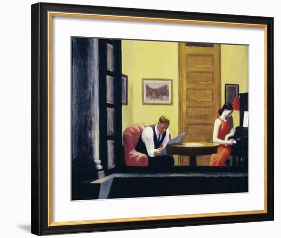 Room in New York, 1932-Edward Hopper-Framed Giclee Print