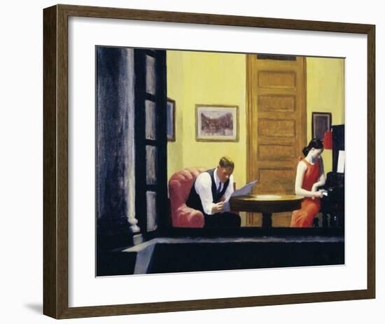 Room in New York, 1932-Edward Hopper-Framed Giclee Print